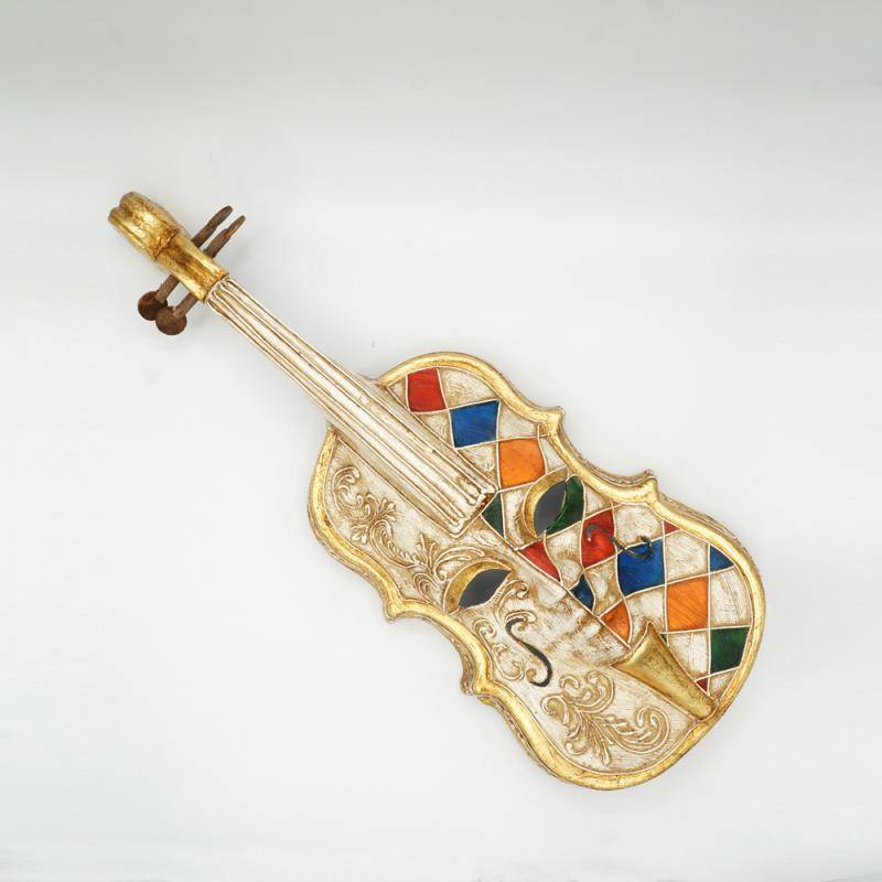 Maschera violino arcobaleno