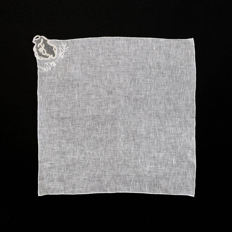 Handkerchief with initial