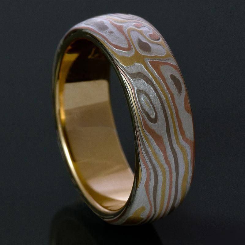 "Mokume gane"戒指